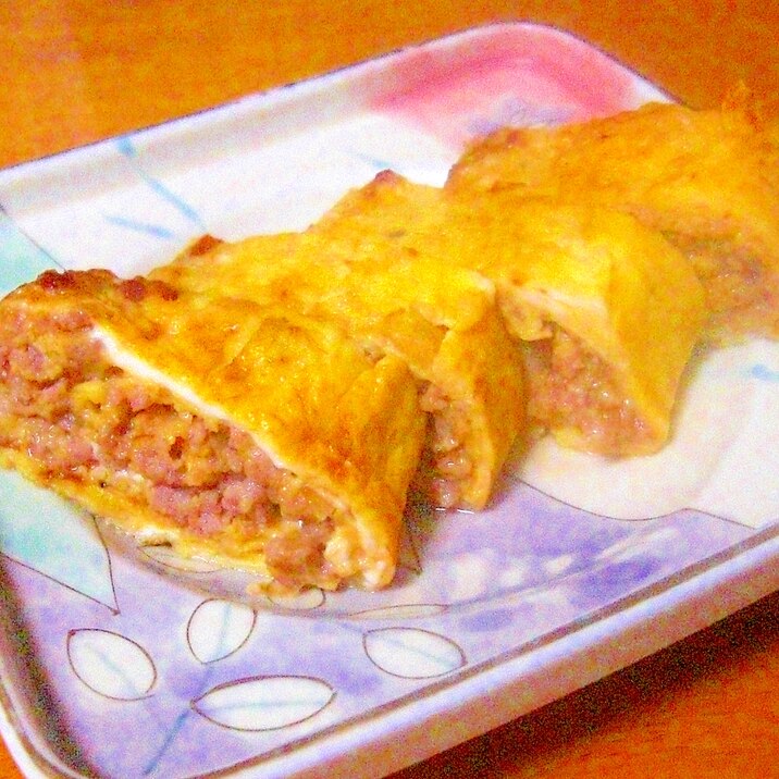 肉そぼろ入りたまご焼き